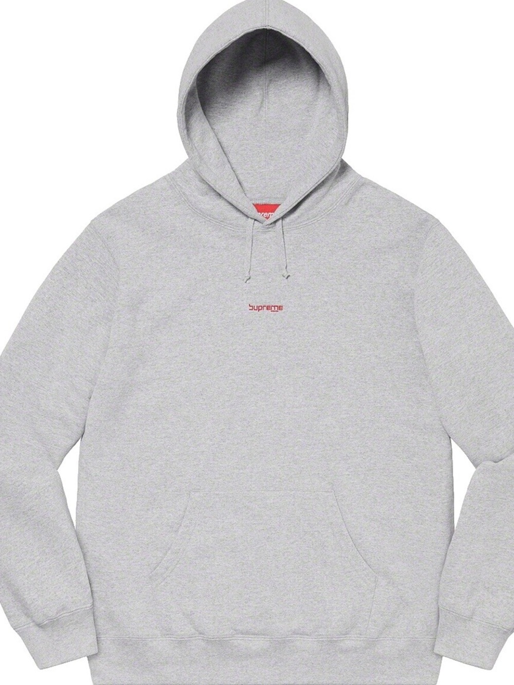 SUPREME SMALL BOX LOGO HOODIE HEATHER GREY XL MADE IN CANADA